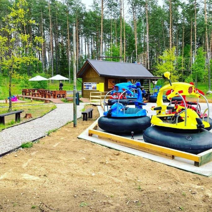 Pastelowy Domek Z Balia Elektryczna Z Jacuzzi Zalakowo Eksteriør bilde
